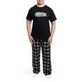 thumbnail image 5 of CafePress - Sleeping Cat Men's Dark Pajamas - Men's Dark Loose Fit Cotton Pajama Set, 5 of 7