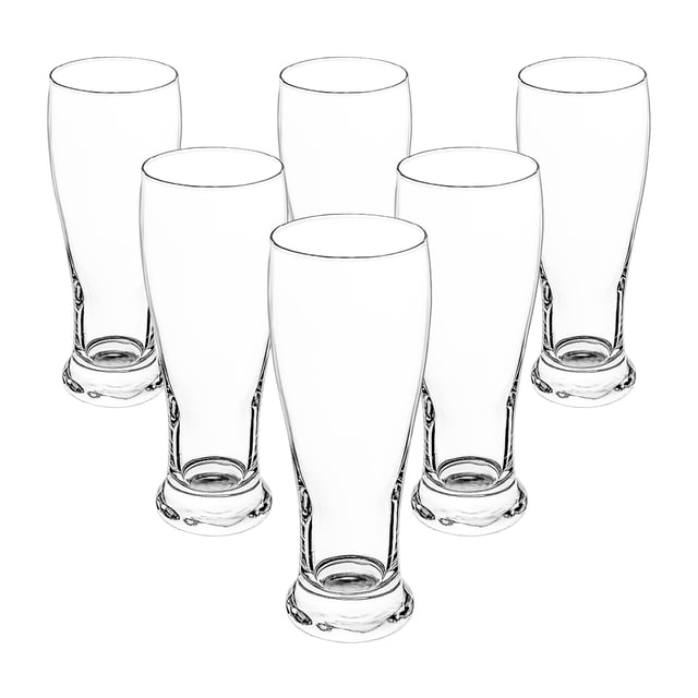 Set de 6 Vasos de Cristal Transparentes 460 ml
