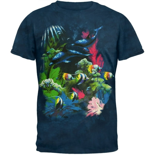 T-Shirt Teinture sur Nœuds Eaux Enchantées
