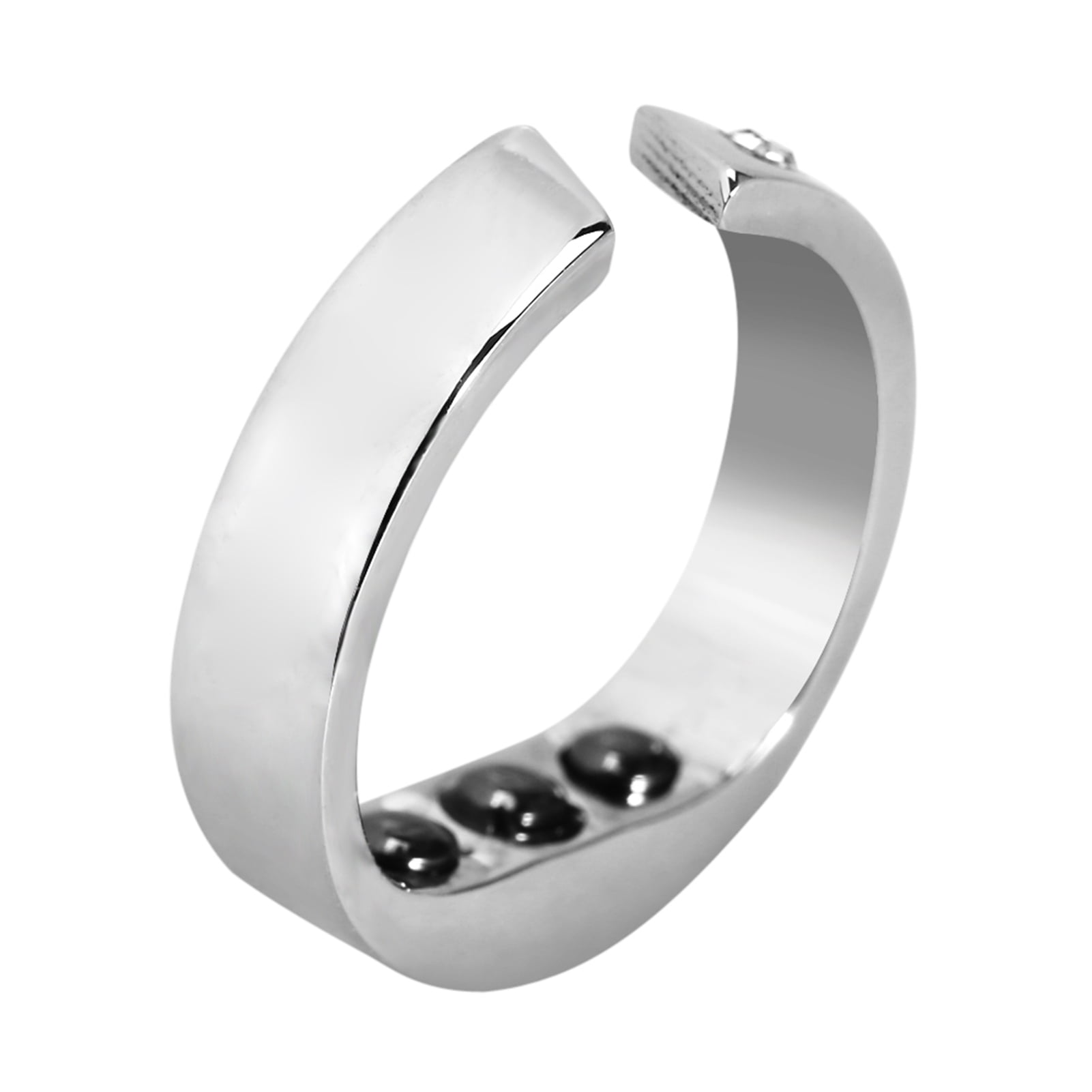 Anneau Anti ronflement Reutilisable Protege ronflement En Argent Femme Homme Aidant a Dormir Pour Soulager Le Ronflement Adulte
