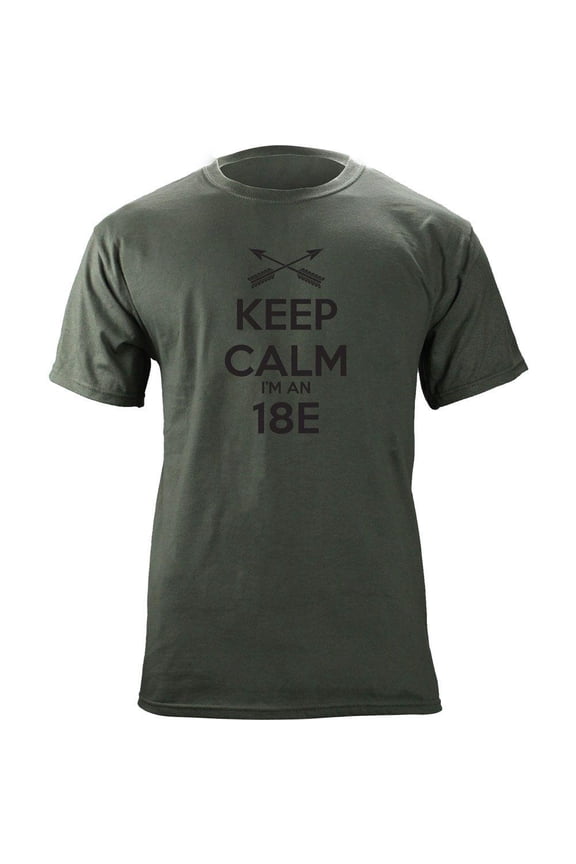 Classic Keep Calm I'm an 18E Army MOS T-Shirt