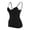Black, variant on Women's Shelf Bra Camisole, Adjustable Spaghetti Strap Tank Top with Built-In Padded Bra, Seamless Wire-Free Support for a Smooth Look, Basic Layering Piece