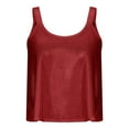 thumbnail image 4 of Dyegold Summer Tops for Women 2023, Ladies Summer Sequin Dressy Sparkle Cami Tank Tops 2023 Loose Vest Tunics Party Club Cocktail Sleeveless Tshirt Blouse, 4 of 6