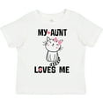 thumbnail image 3 of Inktastic My Aunt Loves Me Kitty Girls Toddler T-Shirt, 3 of 5