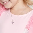 thumbnail image 5 of Embellissez Votre Petite Fille avec le Collier en Argent CZ pour Enfants, Cœur de Designer, Bijouterie, 5 of 5
