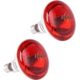 thumbnail image 1 of 2 Pcs Ampoules Rouges pour Bétail et Reptiles Chauffage en Hiver Lampe Chauffante Bétail Lampe Chauffante,150w, 1 of 8