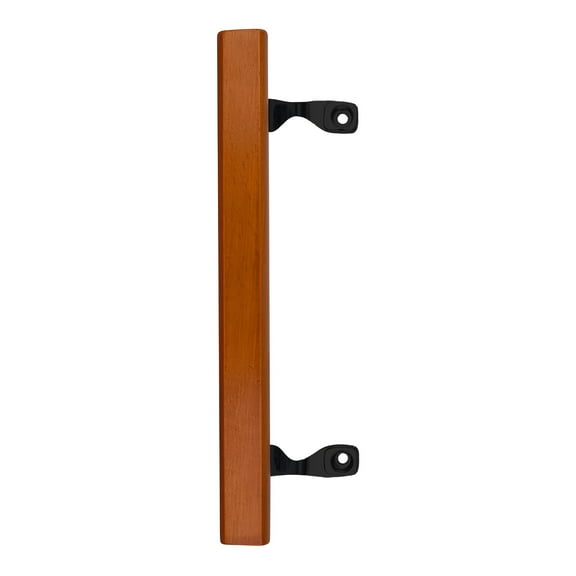 Brixwell 13-232b Patio Door Handle With Heavy Duty Brackets Black Finish