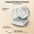 thumbnail image 6 of Self-Cleaning Cat Litter Box, Automatic Cat Litter Box with APP Control, Safety Sensors, Odor Isolation & Health Monitoring, 6 of 11