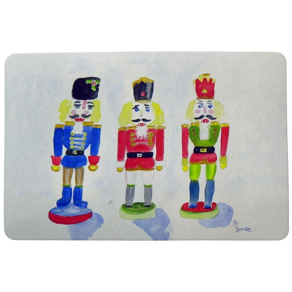 Betsy Drake Interiors Nut Crackers Door Mat 18x26
