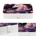 thumbnail image 4 of Unicorn PU Leather Jewelry Display Organizer Box Display Case Portable Earring Holder with Removable Compartment, 4 of 6