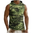 thumbnail image 4 of Gamivast Sun Protection Hoodie for Men Zip up Muscle Fit Sleeveless Sun Hoodie Lightweight Breathable Athletic Hoodie with Camo Pattern for Outdoor Wear, 4 of 8
