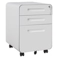 thumbnail image 1 of GarveeHome 3 Drawer Rolling File Cabinet with Lock, Carbon Steel Storage Cabinet for A4, Letter, Legal File Folders, Mobile Filing Cabinet for Home Office, Under Desk, 1 of 7