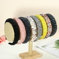 thumbnail image 7 of Unique Bargains Crystal Headband Rhinestone Hairband for Women 1.2 Inch Wide Black, 7 of 7