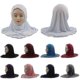 thumbnail image 5 of Girls Kids Mu Hijab Islamic Arab Scarf Shawls No Decoration Soft And Stretch For 7 To 12 Years Old Girls, 5 of 5