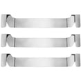 thumbnail image 1 of HAMPPLIES 3 Pcs Accessoires pour Plaque de Cuisson Porte-Outils Crochets en Acier Inoxydable Style Design, 1 of 8