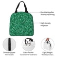 thumbnail image 3 of Pofeuu Green Glitter Print Lunch Bag Lunch Box Large Capacity Insulated Lunch Bag for Adult, Leakproof Reusable Lunch Tote Bags for Work, 3 of 5