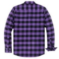 thumbnail image 3 of Dubinik® Flannel Shirt for Men Long Sleeve Men's Casual Button-Down Shirt 100% Cotton Soft Plaid Regular Fit with Pockets, 3 of 7