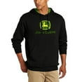 thumbnail image 1 of Men's Trademark Logo Core Hood Pullover Fleece, Black, X-Large, 1 of 3