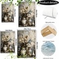 thumbnail image 5 of Vintage Blue & White Floral Canvas Art - Wooden Framed Wall Decor for Living Room, Bedroom, Office, Wooden Framed, Canvas Painting, Artistic, Vintage Jars, Home Decoration, Perfect for Room Decor, 5 of 6
