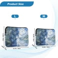 thumbnail image 4 of FORMRS 13-13.3 inch Laptop Sleeve Case Soft Carrying Quilted Computer Bag Cover, Plants and River, 4 of 7