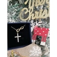 thumbnail image 3 of SFTING Twist Infinity Cross Necklace for Women Silver Plated Cross Pendant Necklace Faith Cross Gift Yellow, 3 of 7