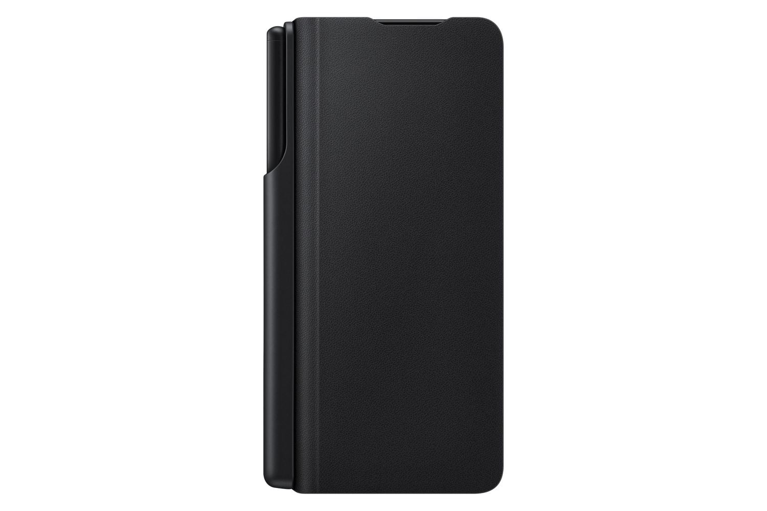 Galaxy - 新品Galaxy Z Fold3 5G Flip Cover with Pen Samsung Leather Flip Cover with S Pen Galaxy Z Fold3 Black