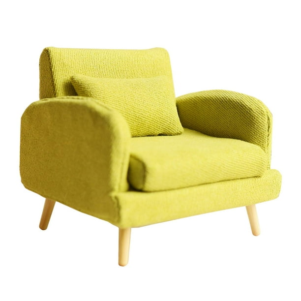 Simulación de Sofá en Miniatura, Muebles de , Accesorios de Decoración de , Decoración para Sala de , Muebles Sunnimix Sofá individual Dollshouse