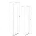 thumbnail image 7 of White Tall Rectangular Wooden Modern Floor Vase - Sleek Contemporary Decor Accent for Living Room, Bedroom, Hallway and Entryway - Handcrafted Decorative Display Piece with Elegant Design, Set of 2, 7 of 7