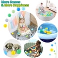 thumbnail image 4 of 100 Pelotas de Plástico Heopeis para Piscina de Pelotas para Niños, Verde, 4 of 9