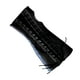 thumbnail image 2 of Protectores de brazo con cordones, puños anchos, cuero sintético, medias esposas, novedad, guerrero, caballero, muñeca negro, 2 of 7