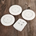thumbnail image 4 of Vensio -Wireless LED Puck Lights with Remote Control 3-Pack, Battery Operated Stick On Closet Lights with Dimmable Brightness, Under Cabinet Kitchen Counter Lighting White, 4 of 11