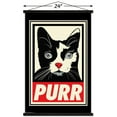 thumbnail image 3 of Rachel Caldwell - Purr Wall Poster with Magnetic Frame, 22.375" x 34", 3 of 5