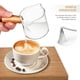 thumbnail image 5 of FELTECHELECTR 2 jarras de vidrio para café latte, jarras de vidrio para jarabe de café, jarras de vidrio para café, 5 of 5