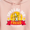 thumbnail image 3 of Peanuts - Snoopy Spass An Der Freud - Juniors Cropped Pullover Hoodie, 3 of 6