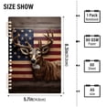 thumbnail image 3 of American Flag Deer Ring Binder Notebook Journey Note Diary College Ruled Spiral Notebook Study Loose Leaf Paper A5 60 Pages, 3 of 8