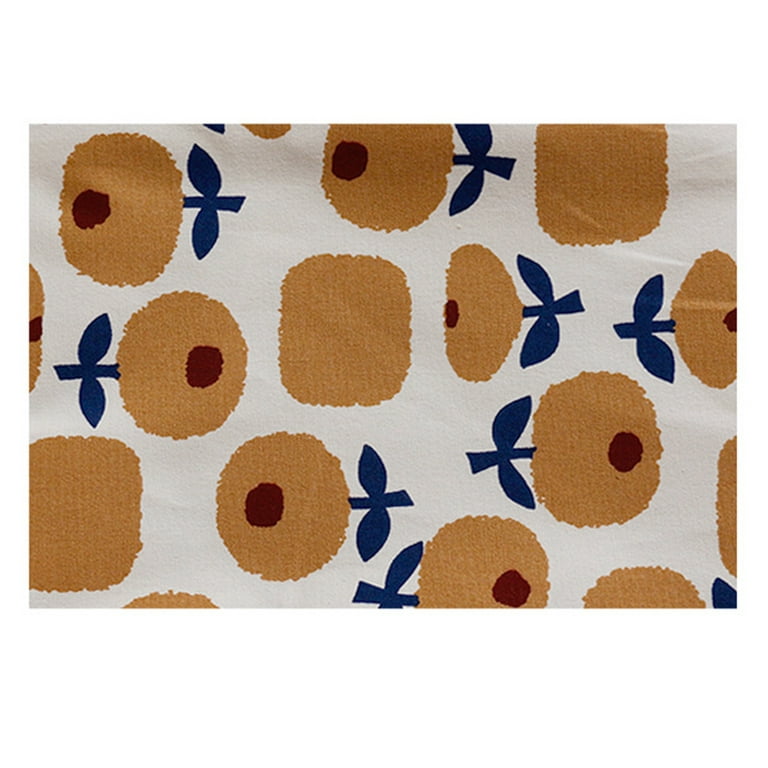 Protective Table Cloth Heat Insulated Cotton Apples Pattern Dinner  Tablecover For Home