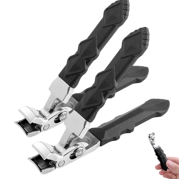 Nail Clippers with Safety Lock for Thick Nails, Large Wide Jaw Opening Nail Cutter for Adults, Children, Seniors