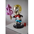 thumbnail image 4 of Nifao Cartoon Monopoly Boy with Money Cotton Candy Resin Statue – Home Office Decor Sculpture, 15"L x 24"W x 31"H, 4 of 11