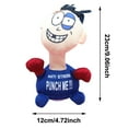 thumbnail image 2 of Punch Me Plush Toy Funny Pummel Anti Stress Plush Doll(Yellow-23X12cm)#9006, 2 of 3
