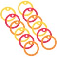 thumbnail image 2 of Miangastore 12pcs Dog Tag Hoops Silicone Dog Name Tag Silencers Mute Rings, 2 of 8