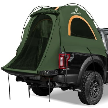 Truck Tent for 6.4'-6.7' Pickup Truck Bed Tent Double Layer Windows Camping Waterproof