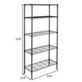 thumbnail image 4 of Tcbosik 70.87" Tall 5-Tier Storage Shelf - NSF Certified for Safety, Great for Heavy Duty Storage in Basement or Warehouse (Black), 4 of 8
