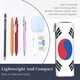 thumbnail image 3 of Disketp Korea Estuche Organizador de Lápices de Cuero, Estuche de Oficina con Cremallera para Bolígrafo y Lápiz, 3 of 6