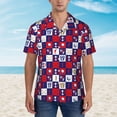 thumbnail image 2 of Balery golf Camisas hawaianas de manga corta para hombre, camisas playeras de corte holgado, camisas de vacaciones con botones,XX-Large, 2 of 7