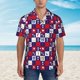 thumbnail image 2 of Fotbe golf Camisa Hawaiana para Hombre Unisex – Camisa Casual de Verano con Botones de Manga Corta de Algodón y Lino,3X-Large, 2 of 7