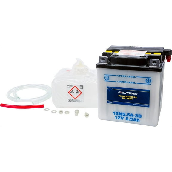 FIRE POWER Battery W/Acid 12V 12N5.5A-3B