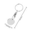 thumbnail image 2 of unbranded Tokens Metálicos Para De Compras Con Llavero Accesorios Versátiles Y, 2 of 8