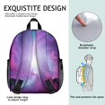 thumbnail image 5 of Colorful Starry Sky and Universe Backpack for School, Cute School Bag with Adjustable Shoulder Straps and Padded Back, 13.8"x11.4"x6", 5 of 5