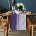 thumbnail image 2 of Purple Ombre Table Runner - 36 Inch Long, Kitchen Dining Table Runner Dresser Scarves, Modern Abstract Art Ocean Oil Painting Farmhouse Decor for Coffee Tables Wedding Party Banquet, 2 of 8
