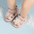 thumbnail image 4 of Meckior Baby Girl Sandals Infant Summer Soft Sole Shoe Open Toe Crib Shoes for First Walking 0-18 Months, 4 of 9